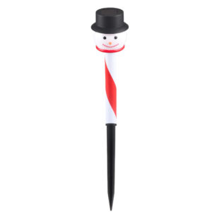 NEKEPY Solar Christmas LED Lights Snowman Outdoor Waterproof Landscape – 1 Pack
